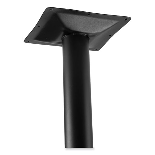 Picture of Cafe Table, 36w x 36d x 36h, Square Top/Round Base, Mahogany Top, Black Base