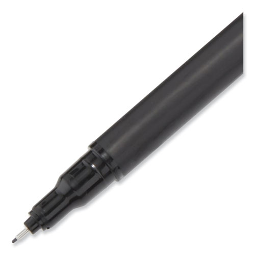 Picture of Art Pen Porous Point Pen, Stick, Fine 0.4 mm, Assorted Ink Colors, Black Barrel, 24/Pack