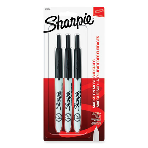 Retractable+Permanent+Marker%2C+Extra-Fine+Needle+Tip%2C+Black%2C+3%2Fpack