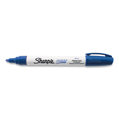 Picture of Permanent Paint Marker, Medium Bullet Tip, Blue