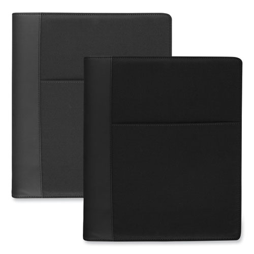 Picture of Cambridge City Zipper Binder, 3 Rings, 1" Capacity, 11 x 8.5, Black