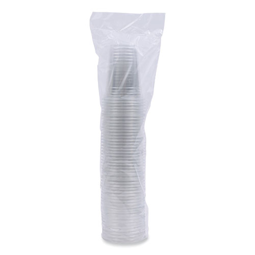 Picture of Clear Plastic Cold Cups, 16 oz, 50/Sleeve, 20 Sleeves/Carton