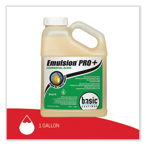 Picture of Emulsion Pro+ Floor Finish and Sealer, 1 gal Bottle, 4/Carton