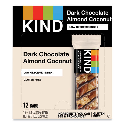 Fruit+And+Nut+Bars%2C+Dark+Chocolate+Almond+And+Coconut%2C+1.4+Oz+Bar%2C+12%2Fbox