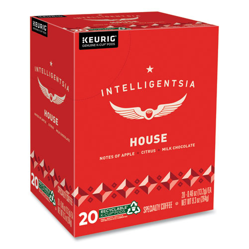 Picture of House Blend Coffee K-Cups, Light Roast, 20/Box