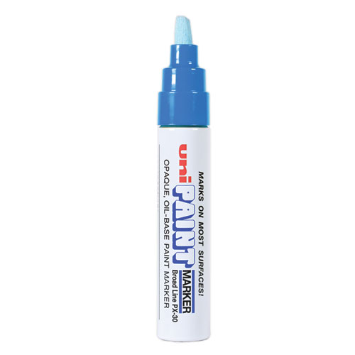 Picture of Permanent Marker, Broad Chisel Tip, Blue