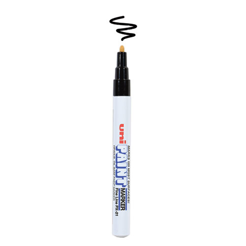 Picture of Permanent Marker, Fine Bullet Tip, Black