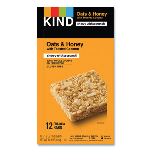 Healthy+Grains+Bar%2C+Oats+And+Honey+With+Toasted+Coconut%2C+1.2+Oz%2C+12%2Fbox