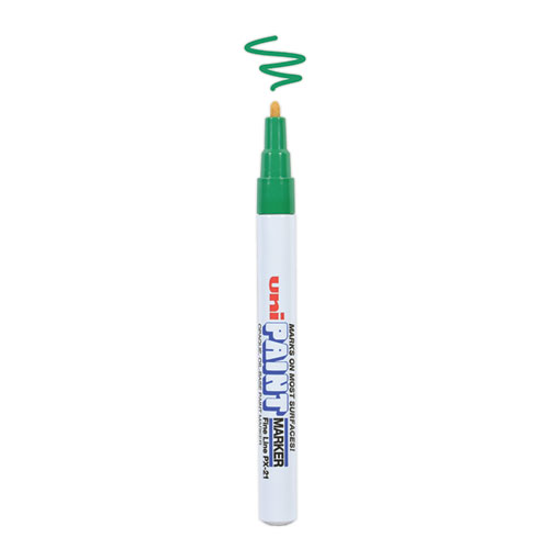 Picture of Permanent Marker, Fine Bullet Tip, Green