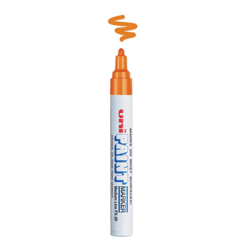 Picture of Permanent Marker, Medium Bullet Tip, Orange