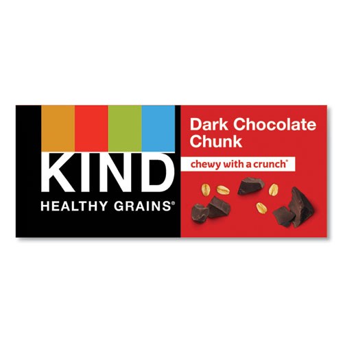 Picture of Healthy Grains Bar, Dark Chocolate Chunk, 1.2 oz, 12/Box