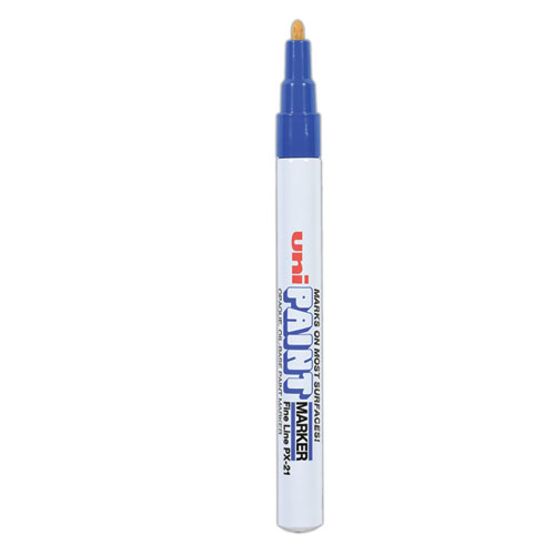 Picture of Permanent Marker, Fine Bullet Tip, Blue