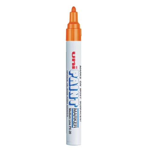 Picture of Permanent Marker, Medium Bullet Tip, Orange