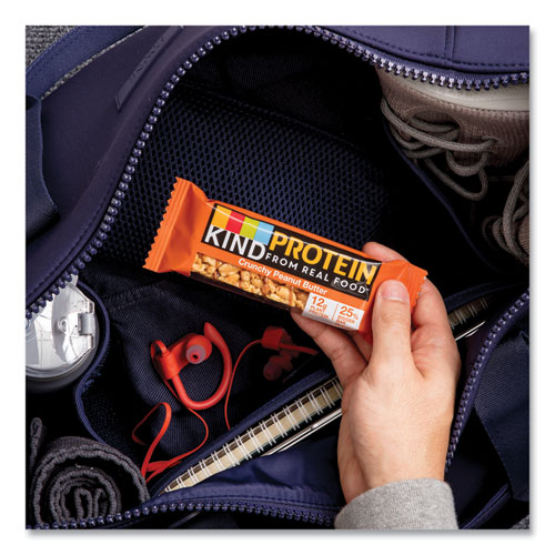 Picture of Protein Bars, Crunchy Peanut Butter, 1.76 oz, 12/Pack