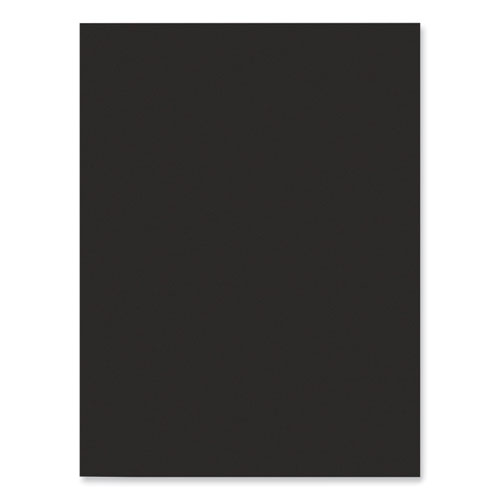 Picture of SunWorks Construction Paper, 50 lb Text Weight, 9 x 12, Black, 50/Pack