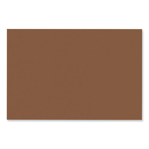 Picture of SunWorks Construction Paper, 50 lb Text Weight, 12 x 18, Brown, 50/Pack