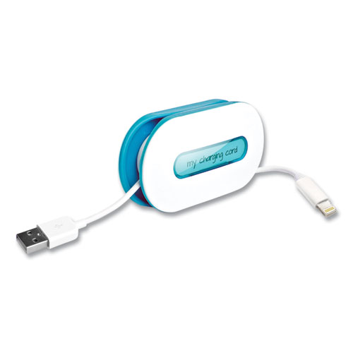 Picture of WrapID, Holds up to 6 ft of Cord, Blue