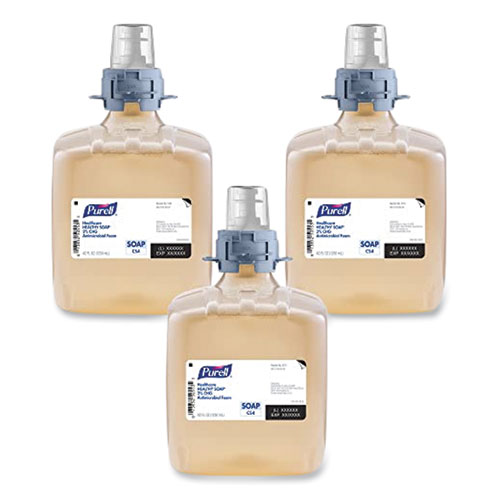 Picture of Healthcare HEALTHY SOAP 2% CHG Antimicrobial Foam, for CS4 Dispensers, Fragrance-Free, 1,250 mL, 3/Carton