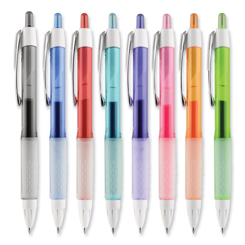 Picture of Signo 207 Gel Pen, Retractable, Medium 0.7 mm, Assorted Ink and Barrel Colors, 8/Pack