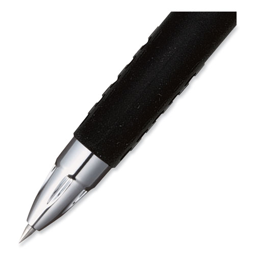 Picture of 207 Signo Gel Ultra Micro Gel Pen, Retractable, Extra-Fine 0.38 mm, Black Ink, Clear/Black Barrel