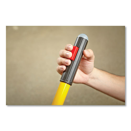 Picture of Pulse Microfiber Spray Mop System, 17" Wide Microfiber Head, 52" Yellow Plastic Handle