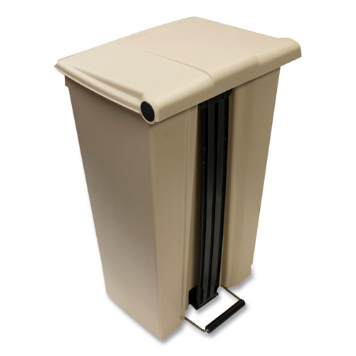 Picture of Legacy Step-On Receptacle, 23 gal, Polyethylene, Beige