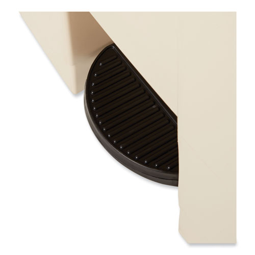 Picture of Legacy Step-On Receptacle, 18 gal, Polyethylene, Beige