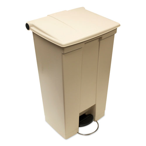 Picture of Legacy Step-On Receptacle, 23 gal, Polyethylene, Beige