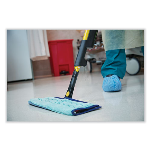 Picture of Pulse Microfiber Spray Mop System, 17" Wide Microfiber Head, 52" Yellow Plastic Handle