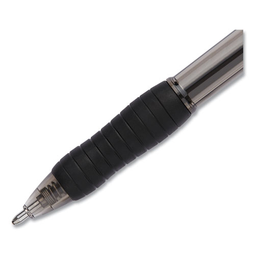 Picture of Profile Ballpoint Pen Value Pack, Retractable, Bold 1.4 mm, Black Ink, Translucent Black Barrel, 36/Box