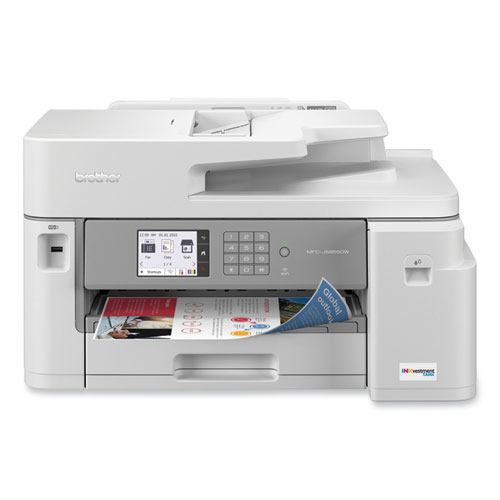 Picture of MFC-J5855DW INKvestment Tank All-in-One Color Inkjet Printer, Copy/Fax/Print/Scan