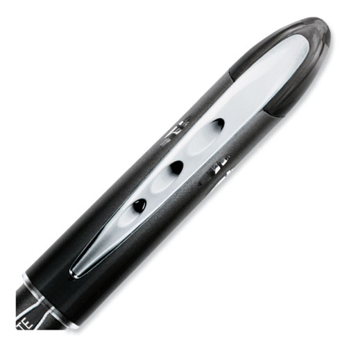 Picture of VISION ELITE Hybrid Gel Pen, Stick, Extra-Fine 0.5 mm, Black Ink, Black/Clear Barrel