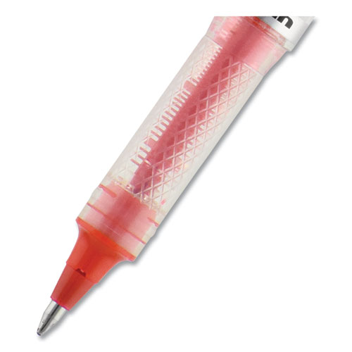 Picture of VISION ELITE Hybrid Gel Pen, Stick, Bold 0.8 mm, Red Ink, White/Red/Clear Barrel