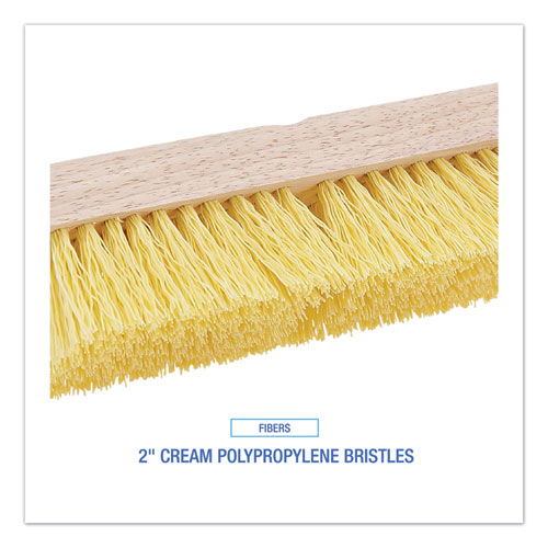 Picture of Deck Brush Head, 2" Cream Polypropylene Bristles, 10" Brush