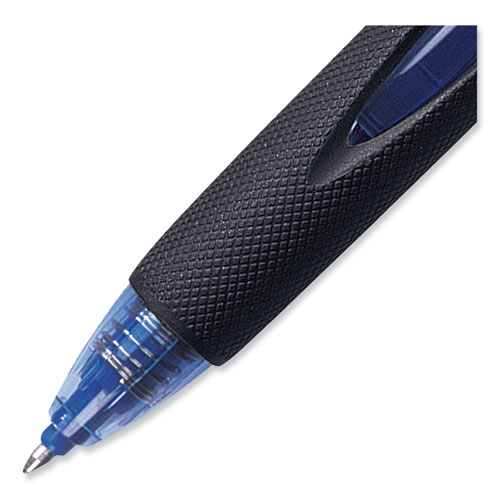 Picture of Power Tank RT Ballpoint Pen, Retractable, Bold 1 mm, Blue Ink, Translucent Blue/Black Barrel, Dozen