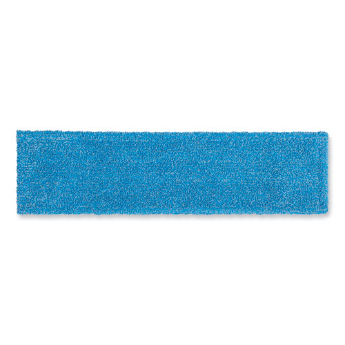 Picture of Adaptable Flat Mop Kit, 19.5 x 5.5 Blue Microfiber Head, 48" to 72" Yellow Aluminum Handle