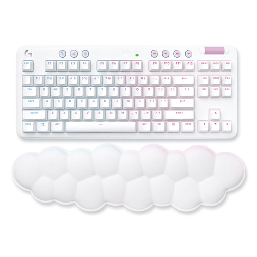 Picture of G715 Wireless Gaming Keyboard, 87 Keys, White