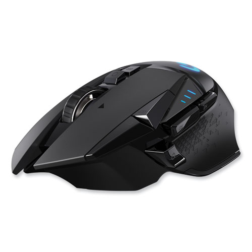 Picture of G502 LIGHTSPEED Wireless Gaming Mouse, 2.4 GHz Frequency/33 ft Wireless Range, Right Hand Use, Black