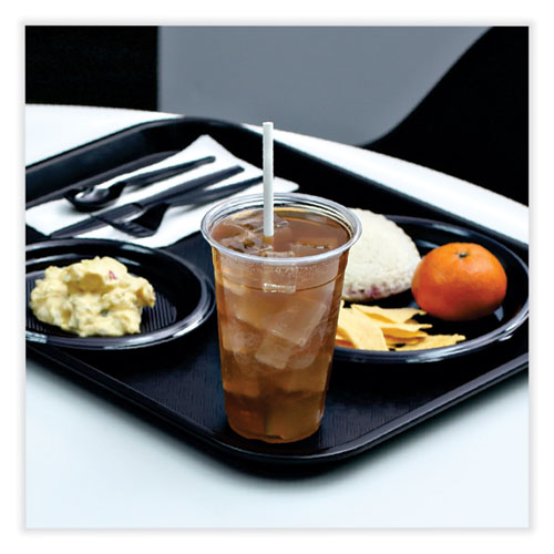 Picture of Individually Wrapped Paper Straws, 7.75" x 0.25", White, 3,200/Carton