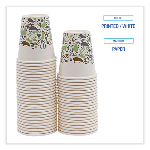 Picture of Deerfield Printed Paper Cold Cups, 12 oz, 50/Sleeve, 20 Sleeves/Carton