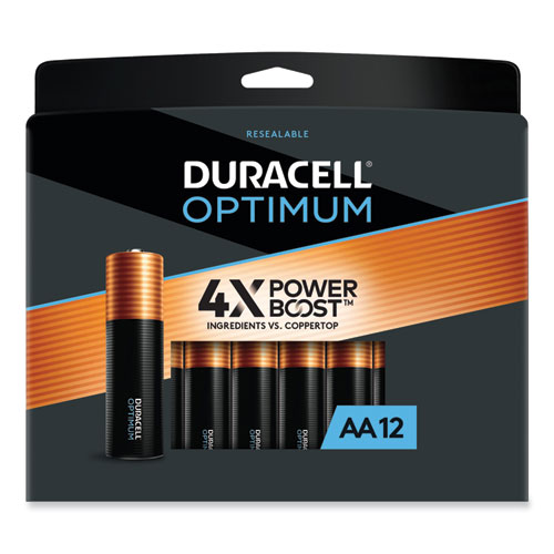 Picture of Optimum Alkaline AA Batteries, 12/Pack
