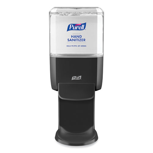 Picture of Push-Style Hand Sanitizer Dispenser, 1,200 mL, 5.25 x 8.56 x 12.13, Graphite
