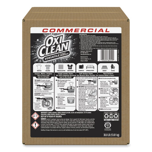 Picture of Stain Remover, Regular Scent, 30 lb Box