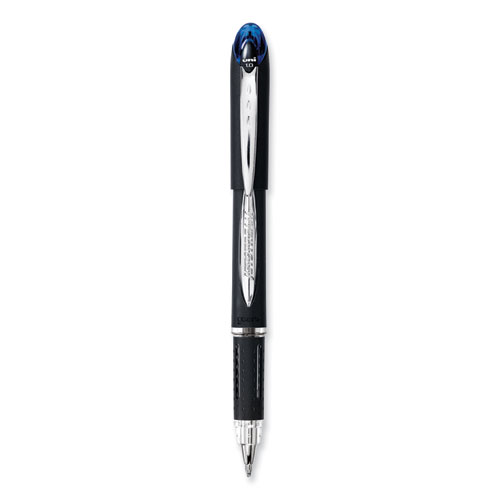 Jetstream+Stick+Hybrid+Gel+Pen%2C+Bold+1+mm%2C+Blue+Ink%2C+Black%2FSilver%2FBlue+Barrel