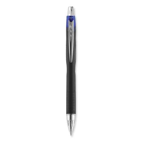 Picture of Jetstream Retractable Hybrid Gel Pen, Bold 1 mm, Blue Ink, Black/Silver/Blue Barrel