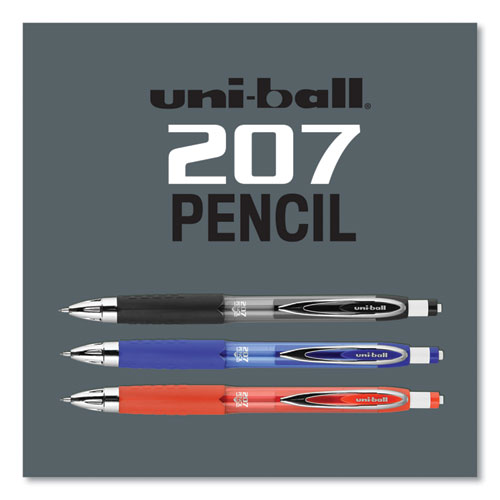 Picture of 207 Mechanical Pencils with Tube of Lead/Erasers, 0.7 mm, HB (#2), Black Lead, Assorted Barrel Colors, 3 Pencils/Set