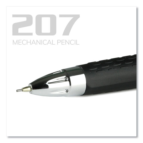 Picture of 207 Mechanical Pencils with Tube of Lead/Erasers, 0.7 mm, HB (#2), Black Lead, Assorted Barrel Colors, 3 Pencils/Set