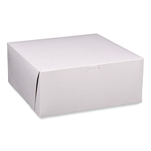 Picture of Bakery Boxes, Standard, 14 x 14 x 6, White, Paper, 50/Carton