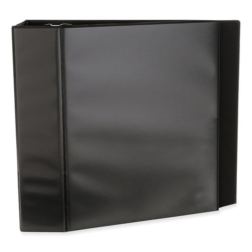 Picture of Slant D-Ring View Binder, 3 Rings, 4" Capacity, 11 x 8.5, Black