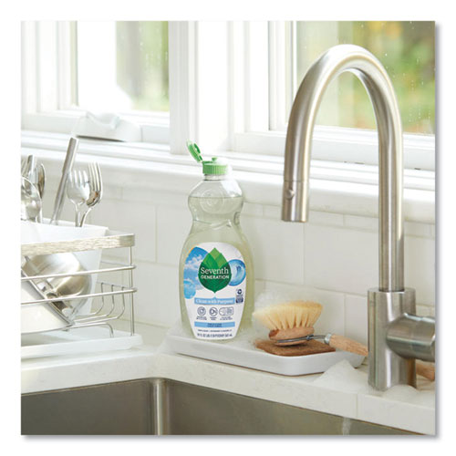 Picture of Natural Dishwashing Liquid, Free and Clear, 19 oz Bottle, 6/Carton